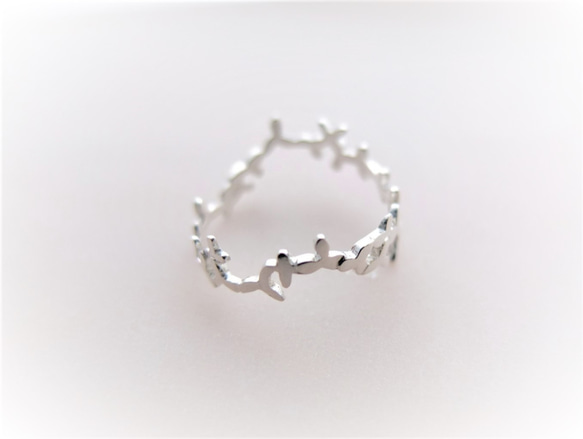 ～葉を纏う～foglia silver ring 1枚目の画像