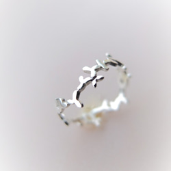 ～葉を纏う～foglia silver ring 2枚目の画像