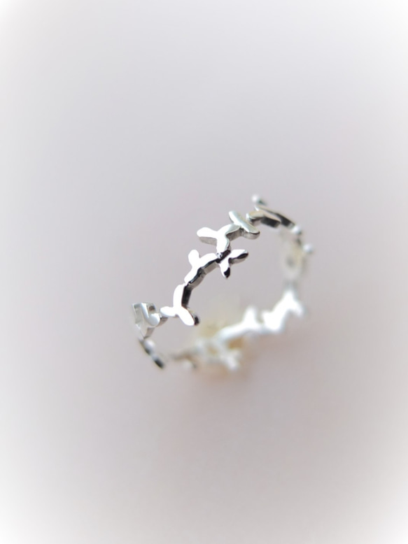 ～葉を纏う～foglia silver ring 2枚目の画像