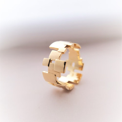 Square floating ring~ゴールド~ 1枚目の画像