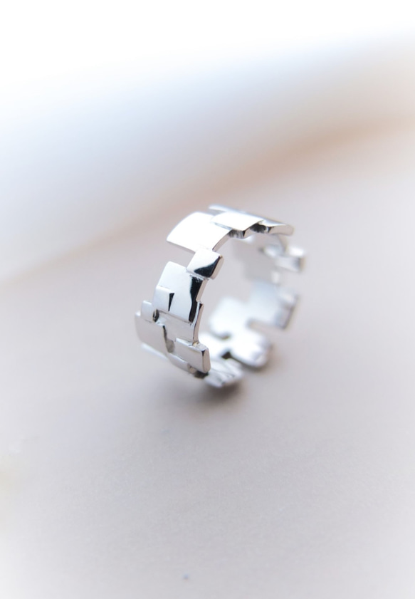 Square floating ring~シルバー~ 1枚目の画像