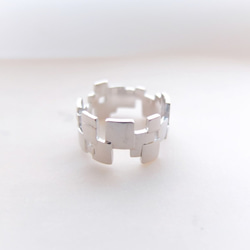 Square floating ring~シルバー~ 2枚目の画像