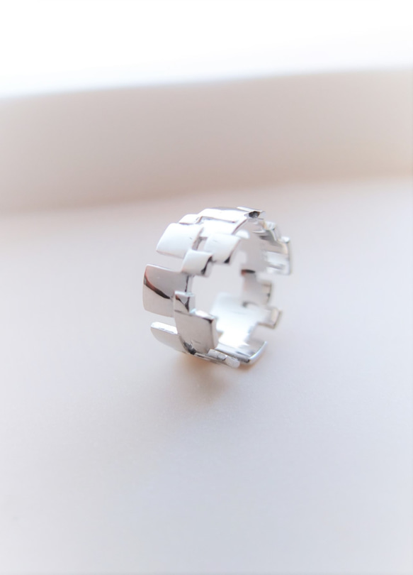 Square floating ring~シルバー~ 3枚目の画像