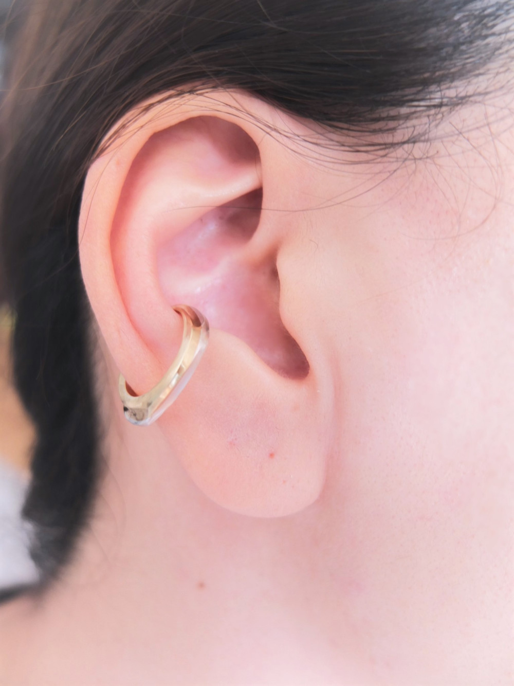 brass＆silver cut イヤーカフ ２WAY ユニセックス