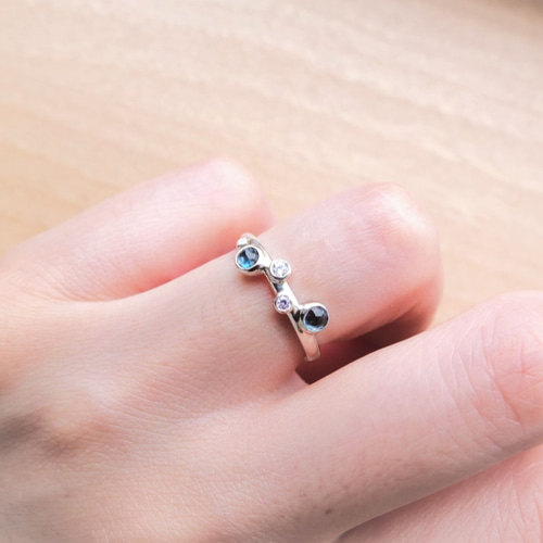 P'an topaz silver ring(ロンドンブルートパーズ) 指輪・リング