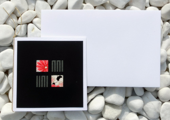 和モダン・メッセージカード「華SHINOHA－３色セット」 4枚目の画像