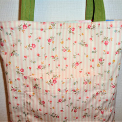 花束　簡易マスクケース付　シンプルバッグ　サイドバッグ  チョイ持ちバッグ 5枚目の画像