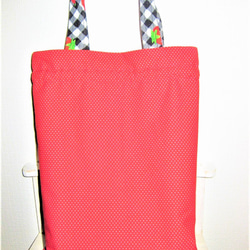 「イチゴ畑」のお着替え袋（体操着袋） 3枚目の画像