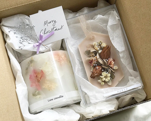 Xmasプレゼントや贈り物に・:*プレゼント梱包付き ボタニカル