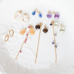 お好きなチャーム2点☆K14gf 天然石ピアスチャーム ピアス（その他