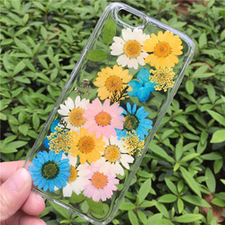 春の花物語 押し花ケースiphone7/iphone7プラスiphone8/iphone6/iPhonex/iphone 2枚目の画像