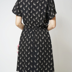 MIT 歐洲布料法式變形蟲花卉洋裝 (R5058E) 第5張的照片