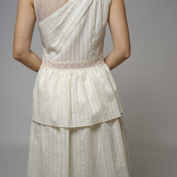 MIT 黑色婚禮穿搭 小禮服式蕾絲簍空洋裝 (R5052E) 第8張的照片