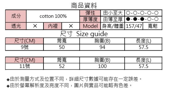 MIT 條紋蕾絲上衣(R5019D) 第10張的照片