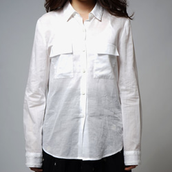 MITコットンクラシックホワイトシャツ（R5025A） 1枚目の画像