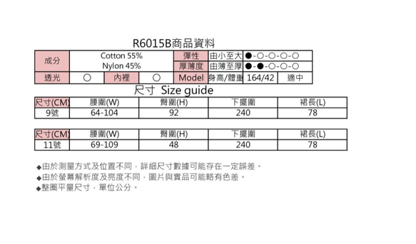 MIT 點點蕾絲浪漫傘裙(R6015B) 第10張的照片