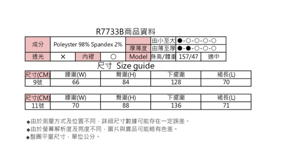 貓咪蕾絲牛仔開岔中長裙(R7733B) 第10張的照片