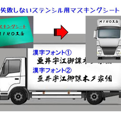 失敗しないステンシル用カッティングシート 2枚目の画像