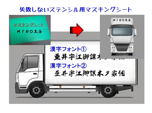 失敗しないステンシル用カッティングシート 2枚目の画像