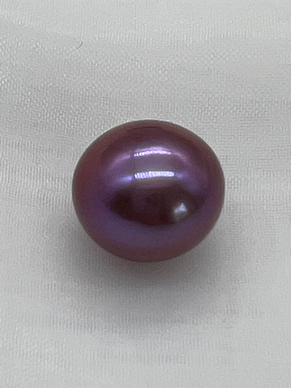 紫パール　無穴　13mm 1枚目の画像