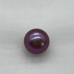 紫パール　無穴　13mm 3枚目の画像
