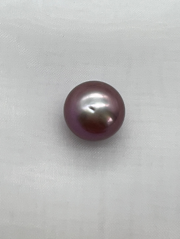 紫パール　無穴　13mm 4枚目の画像