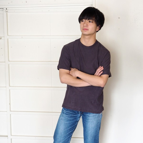Roots Men's☆ ロゴ・オーガニックコットン半袖シャツ 3D692E62-D51A-4E6A-92FF-