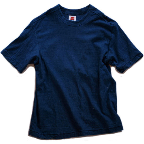Tシャツ レディース 半袖 オーガニックコットン 藍染め 吊天竺