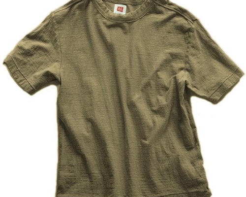 Tシャツ レディース 半袖 オーガニックコットン 草木染め 吊天竺 柘榴