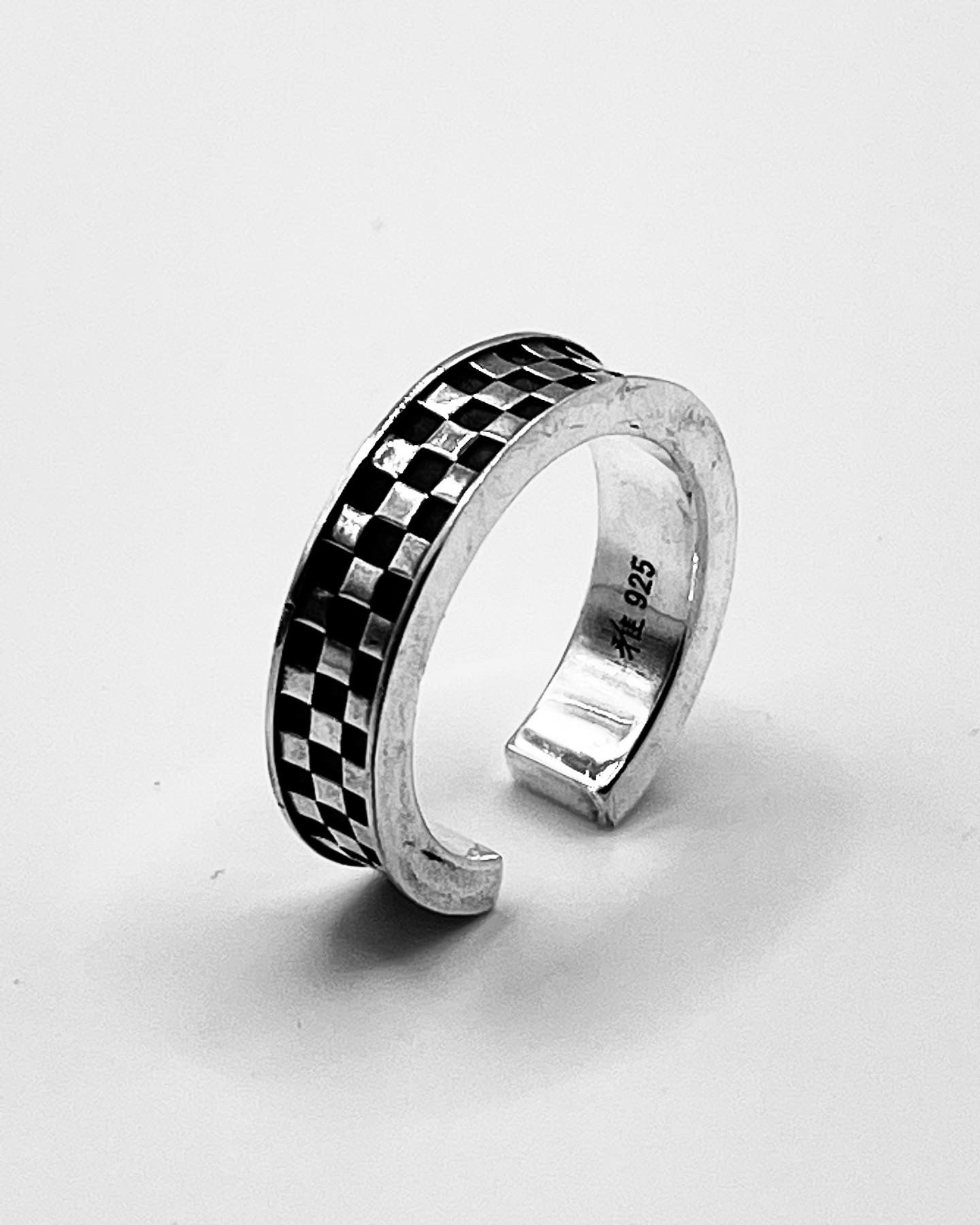 市松模様リング(Checkered pattern Ring)