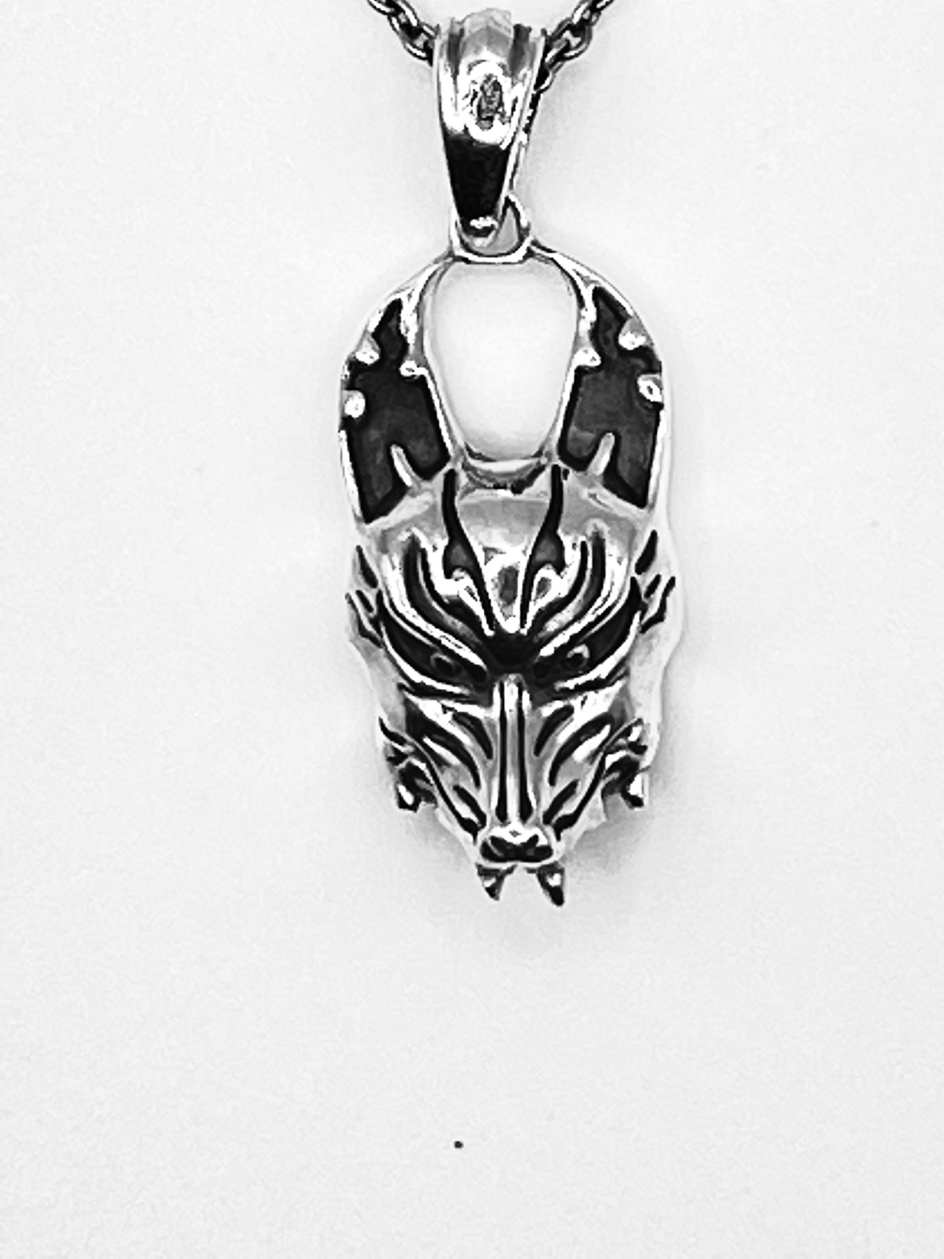 狐面ペンダント