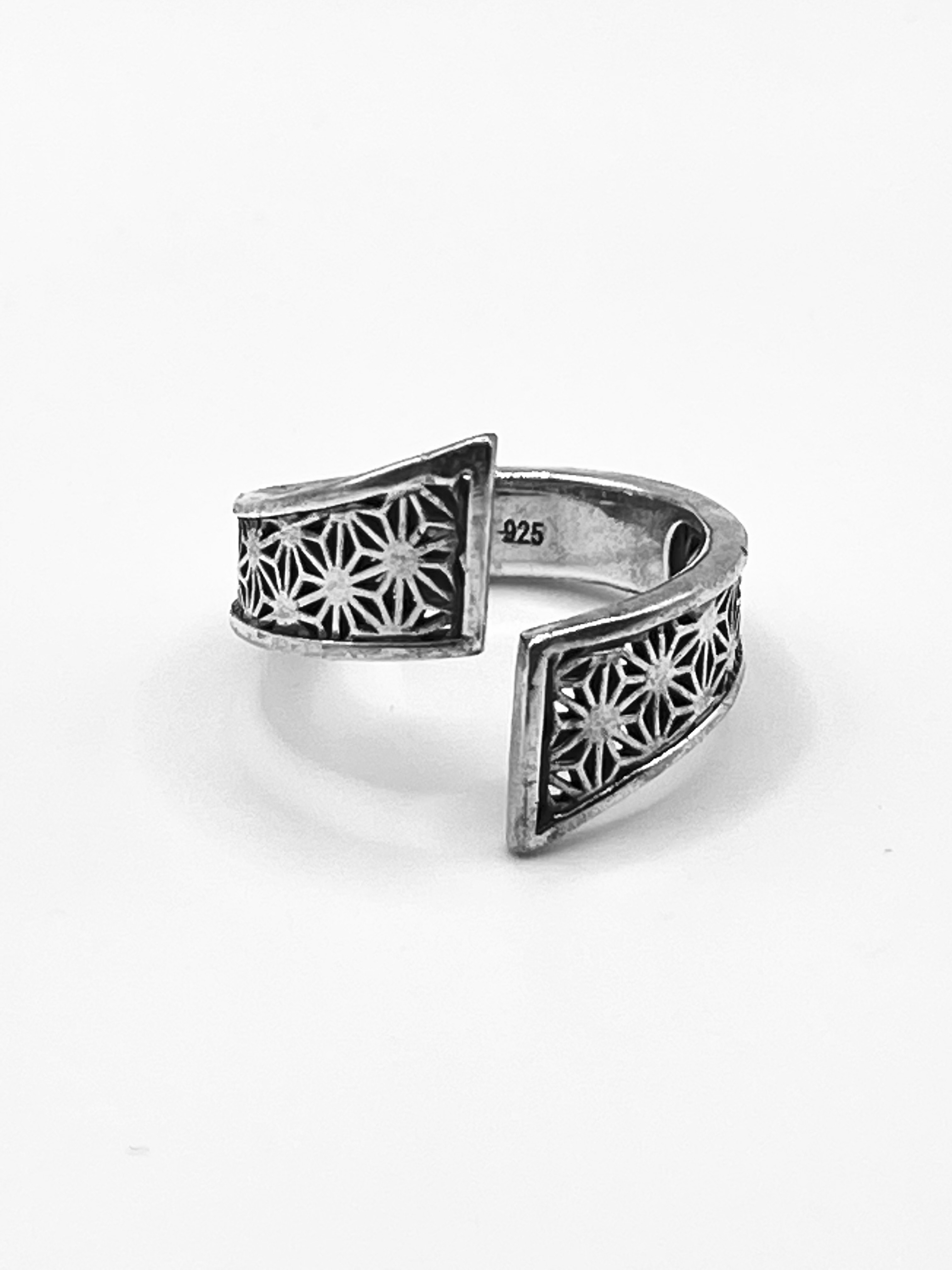 麻の葉文様リング(Hemp leaf pattern Ring)‬