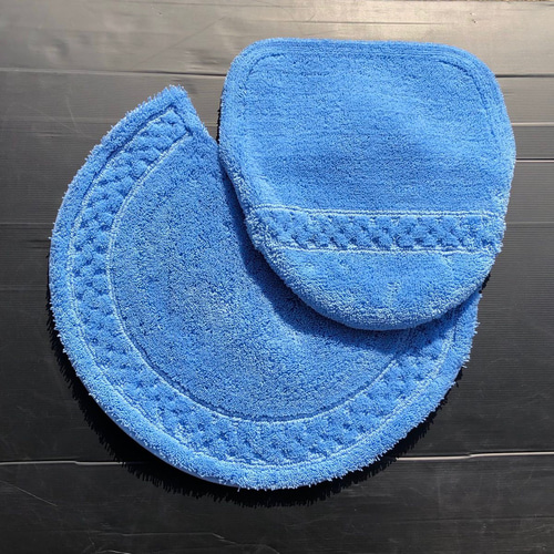 ボルガ トイレマット ふたカバー セット バス・トイレ・洗面用品 
