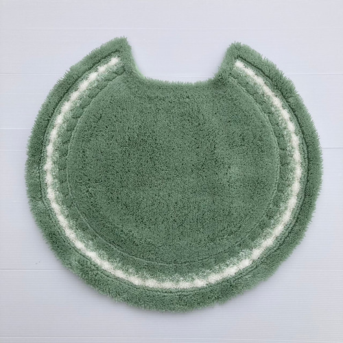 ボルガ トイレマット ふたカバー セット バス・トイレ・洗面用品 