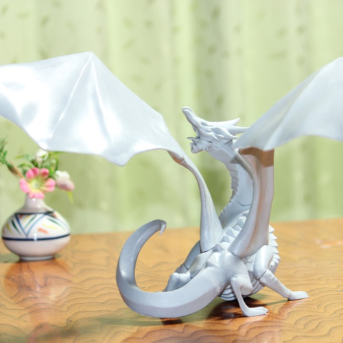 ドラゴン　置物　オブジェ　ハンドメイド ドラゴン オブジェ (組み立てキット) 立体・オブジェ kaeru8706 通販