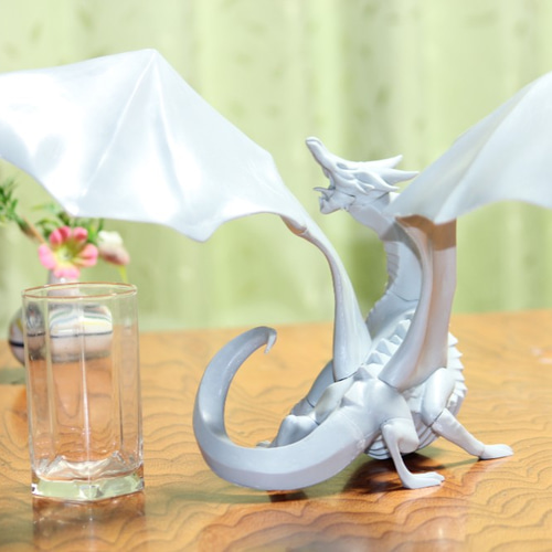ドラゴン　置物　オブジェ　ハンドメイド ドラゴン オブジェ (組み立てキット) 立体・オブジェ kaeru8706 通販
