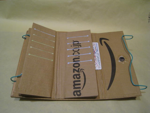 段ボールで長財布を製作しました (Amazon) 3枚目の画像