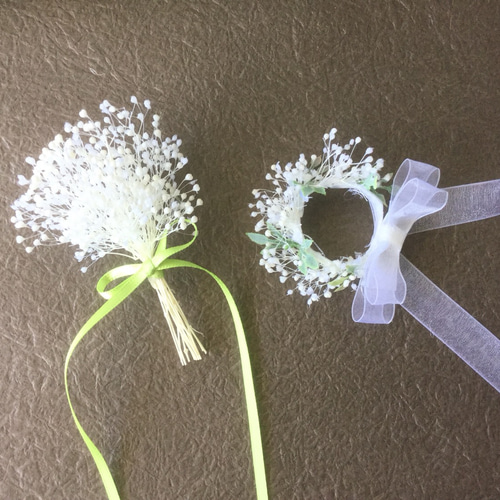 イニシャルオブジェ結婚式/かすみ草花冠 その他オーダーメイド イニシャルオブジェ結婚式/かすみ草花冠 その他オーダーメイド