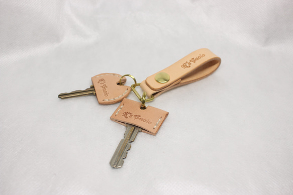 栃木レザー キーカバー２個セット【送料無料】 2枚目の画像