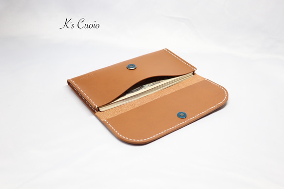 ヌメ革 お札ケース【送料無料】 1枚目の画像