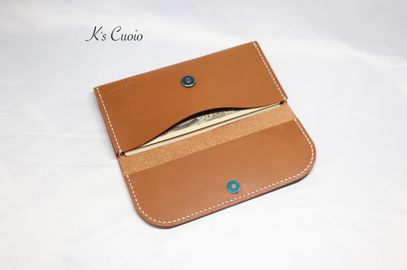 ヌメ革 お札ケース【送料無料】 6枚目の画像