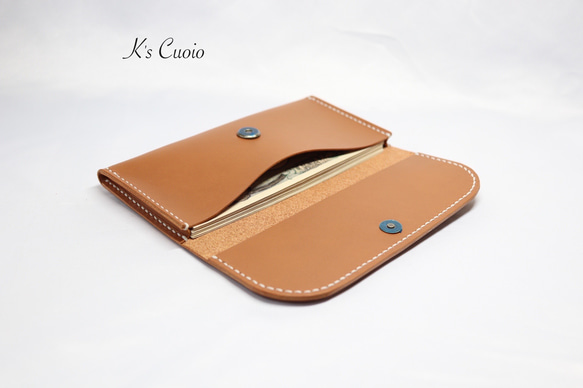 ヌメ革 お札ケース【送料無料】 8枚目の画像