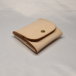 ヌメ革 ボックス型コインケース【送料無料】 10枚目の画像