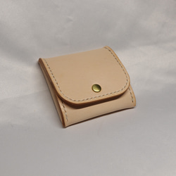 ヌメ革 ボックス型コインケース【送料無料】 1枚目の画像