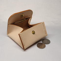 ヌメ革 ボックス型コインケース【送料無料】 7枚目の画像