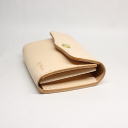 ヌメ革 カードが入る小銭入れ【送料無料】 6枚目の画像