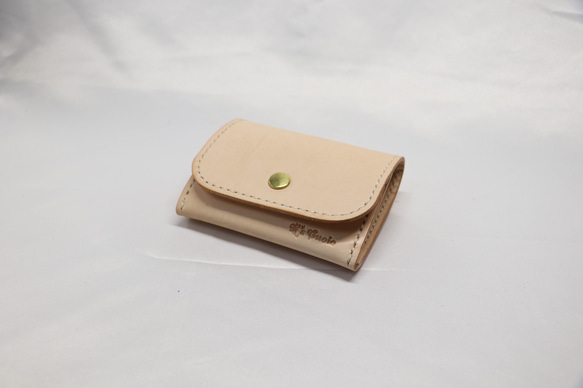 ヌメ革 ボックス小型財布【送料無料】 10枚目の画像