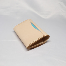 ヌメ革 ボックス小型財布【送料無料】 5枚目の画像