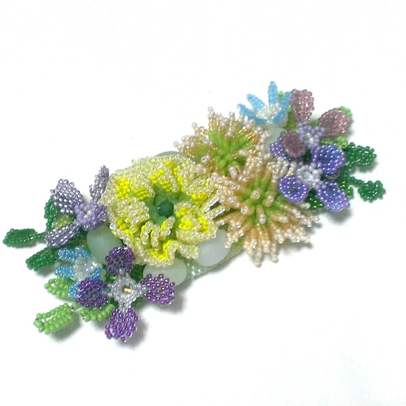 バレッタ　Bouquet（サフランカラー） 1枚目の画像