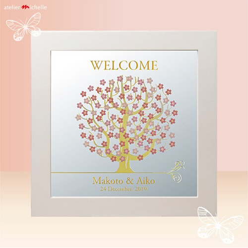 彫刻品】結婚式 ゲスト参加型 ウェディング ツリー ウェルカム